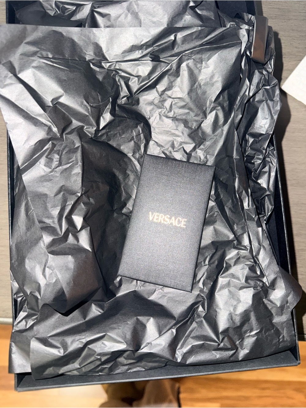 Versace Black and Gold Shoe Box - Picture 3 of 4